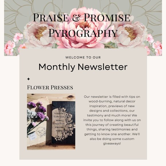 Praise & Promise Monthly Newsletter Subscription - Picture 1 of 2